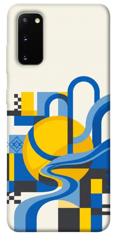 Чохол itsPrint Abstract mood для Samsung Galaxy S20, love ukraine, купити оптом з доставкою