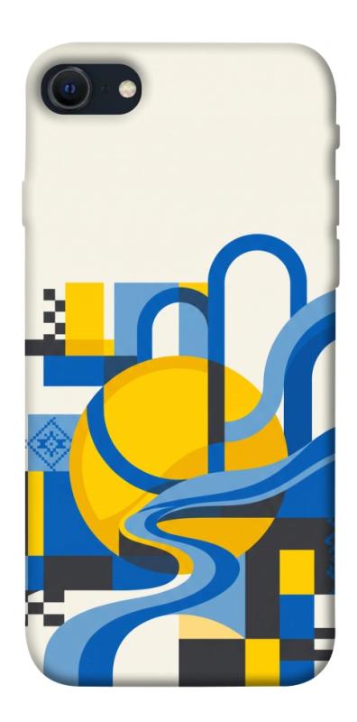 Чохол itsPrint Abstract mood для Apple iPhone SE (2020), love ukraine, купити оптом з доставкою