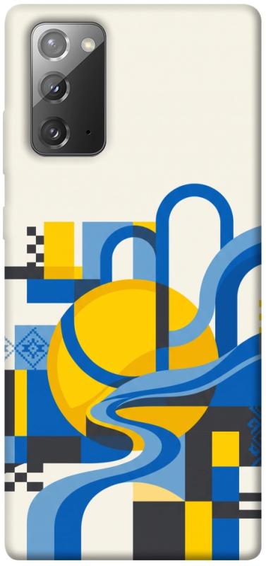 Чохол itsPrint Abstract mood для Samsung Galaxy Note 20, love ukraine, купити оптом з доставкою