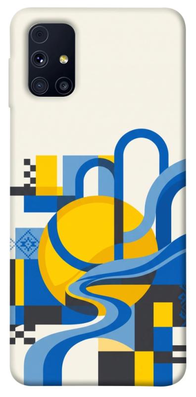 Чохол itsPrint Abstract mood для Samsung Galaxy M31s, love ukraine, купити оптом з доставкою