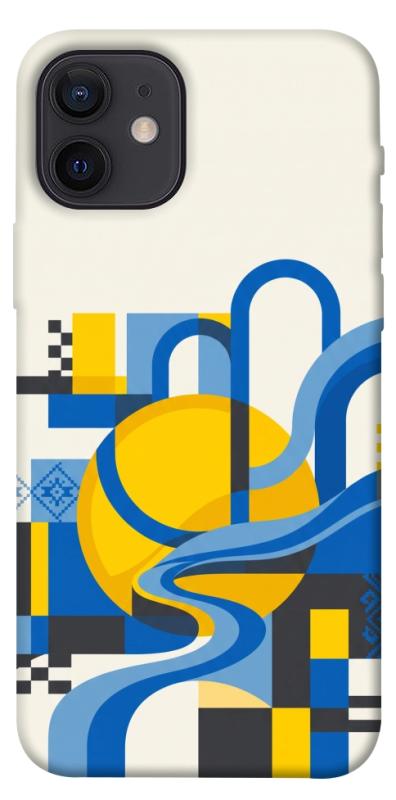 Чохол itsPrint Abstract mood для Apple iPhone 12 Pro (6.1"), love ukraine, купити оптом з доставкою