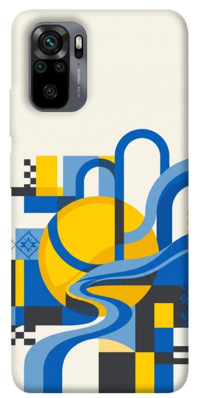 Чохол itsPrint Abstract mood для Xiaomi Redmi Note 10 / Note 10s, love ukraine, купити оптом з доставкою