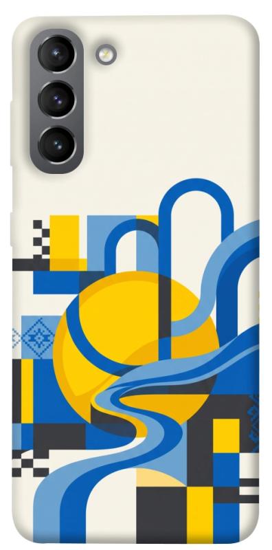Чохол itsPrint Abstract mood для Samsung Galaxy S21, love ukraine, купити оптом з доставкою