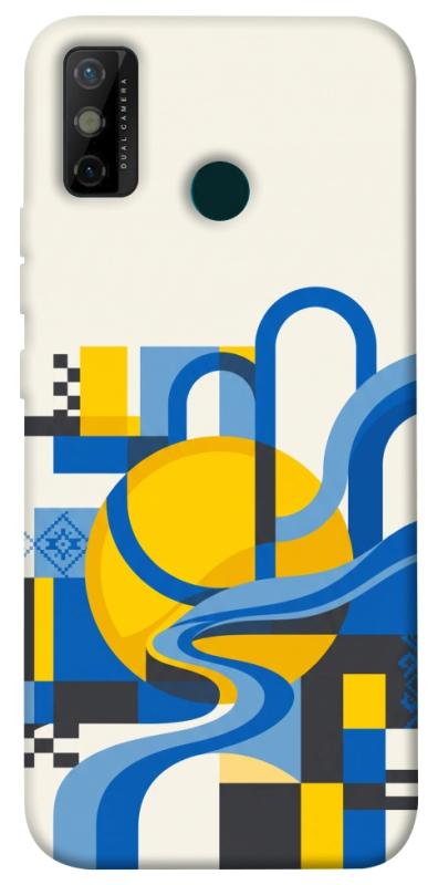 Чохол itsPrint Abstract mood для TECNO Spark 6 Go, love ukraine, купити оптом з доставкою