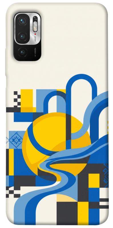 Чохол itsPrint Abstract mood для Xiaomi Redmi Note 10 5G, love ukraine, купити оптом з доставкою