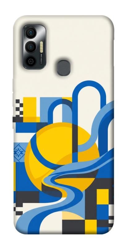 Чохол itsPrint Abstract mood для TECNO Spark 7, love ukraine, купити оптом з доставкою
