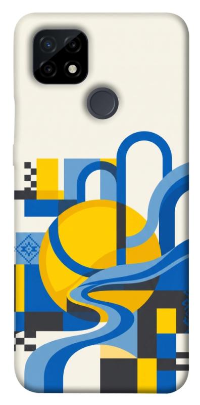 Чохол itsPrint Abstract mood для Realme C21, love ukraine, купити оптом з доставкою