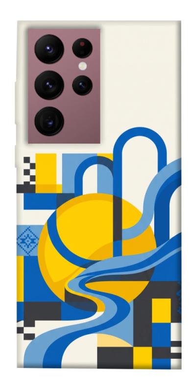 Чохол itsPrint Abstract mood для Samsung Galaxy S22 Ultra, love ukraine, купити оптом з доставкою