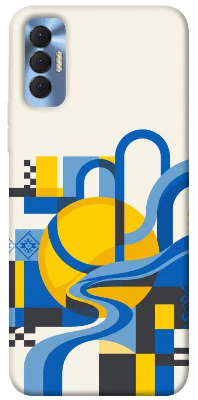 Чохол itsPrint Abstract mood для TECNO Spark 8P, love ukraine, купити оптом з доставкою