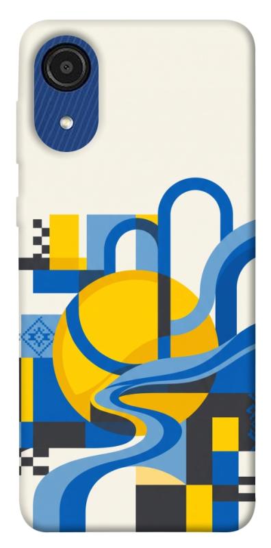 Чохол itsPrint Abstract mood для Samsung Galaxy A03 Core, love ukraine, купити оптом з доставкою