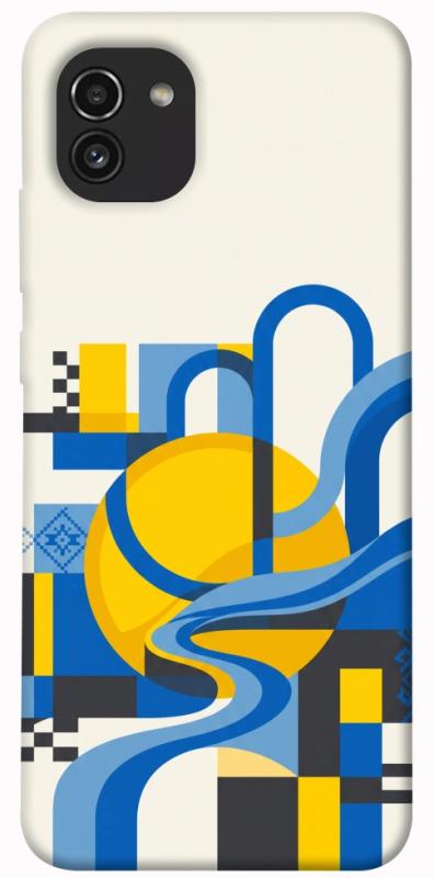 Чохол itsPrint Abstract mood для Samsung Galaxy A03, love ukraine, купити оптом з доставкою
