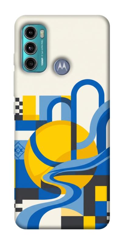 Чохол itsPrint Abstract mood для Motorola Moto G60, love ukraine, купити оптом з доставкою