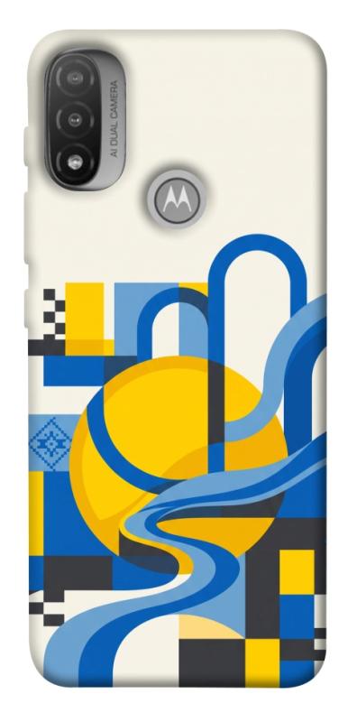 Чохол itsPrint Abstract mood для Motorola Moto E20, love ukraine, купити оптом з доставкою