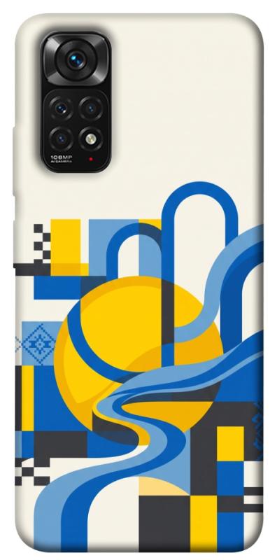 Чохол itsPrint Abstract mood для Xiaomi Redmi Note 11 (Global) / Note 11S, love ukraine, купити оптом з доставкою