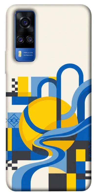 Чохол itsPrint Abstract mood для Vivo Y51a, love ukraine, купити оптом з доставкою