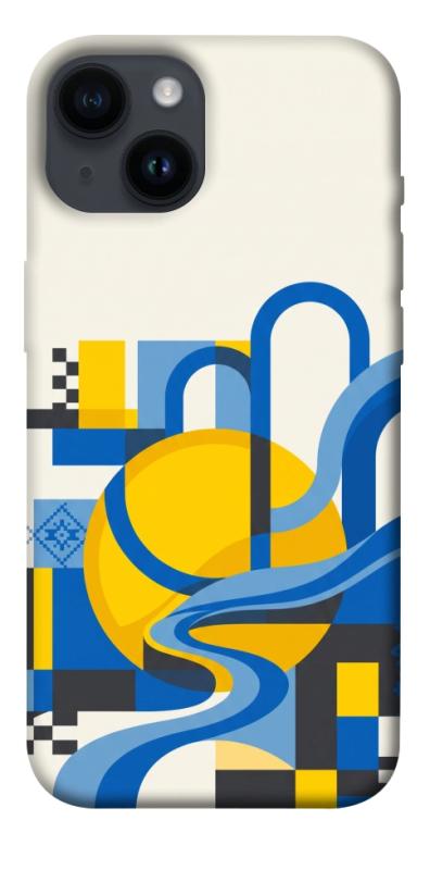 Чохол itsPrint Abstract mood для Apple iPhone 14 (6.1"), love ukraine, купити оптом з доставкою