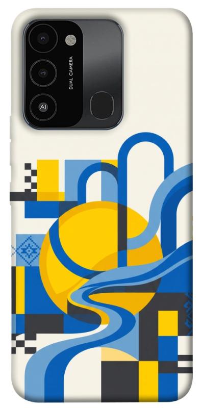 Чохол itsPrint Abstract mood для TECNO Spark 8C, love ukraine, купити оптом з доставкою
