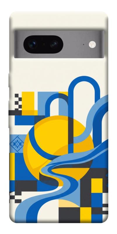 Чохол itsPrint Abstract mood для Google Pixel 7, love ukraine, купити оптом з доставкою