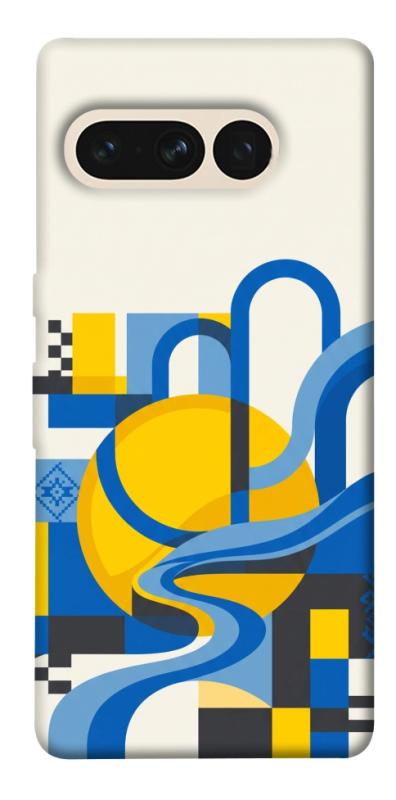 Чохол itsPrint Abstract mood для Google Pixel 7 Pro, love ukraine, купити оптом з доставкою