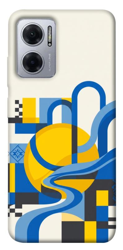 Чохол itsPrint Abstract mood для Xiaomi Redmi Note 11E, love ukraine, купити оптом з доставкою