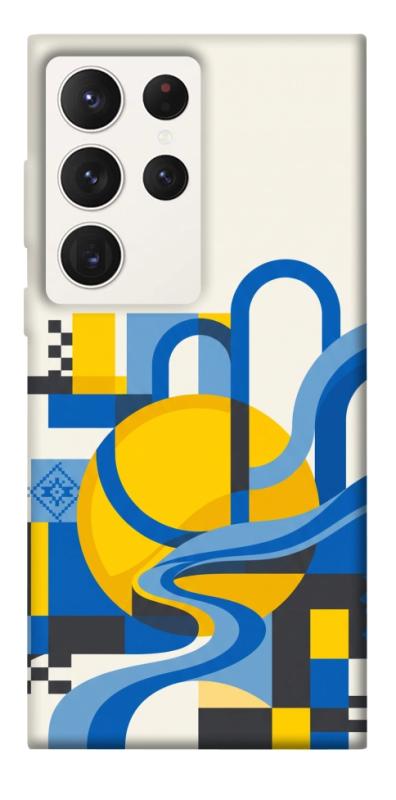 Чохол itsPrint Abstract mood для Samsung Galaxy S23 Ultra, love ukraine, купити оптом з доставкою