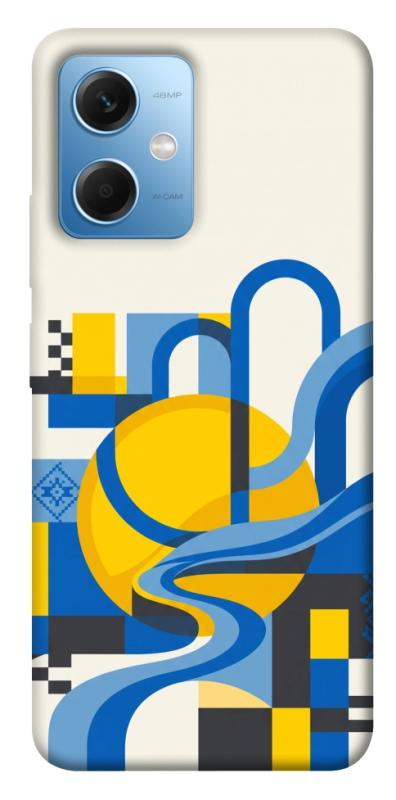 Чохол itsPrint Abstract mood для Xiaomi Redmi Note 12 5G, love ukraine, купити оптом з доставкою
