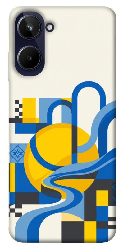 Чохол itsPrint Abstract mood для Realme 10 4G, love ukraine, купити оптом з доставкою