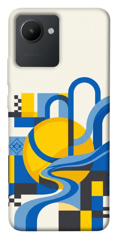 Чохол itsPrint Abstract mood для Realme C30, love ukraine, купити оптом з доставкою