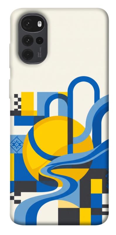 Чохол itsPrint Abstract mood для Motorola Moto G22, love ukraine, купити оптом з доставкою