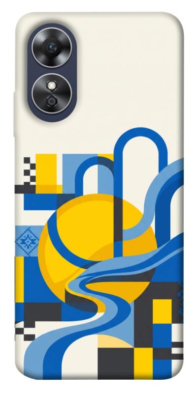 Чохол itsPrint Abstract mood для Oppo A17, love ukraine, купити оптом з доставкою