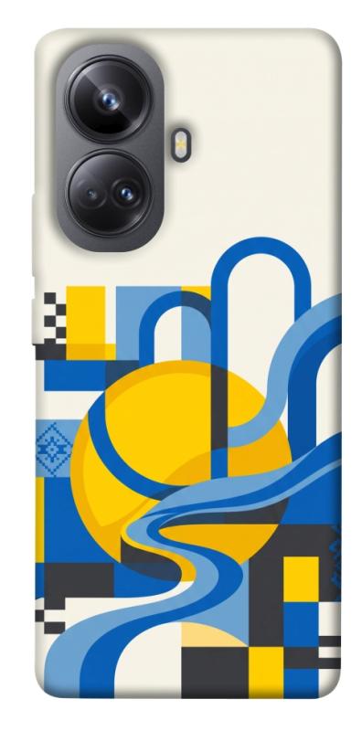 Чохол itsPrint Abstract mood для Realme 10 Pro+, love ukraine, купити оптом з доставкою
