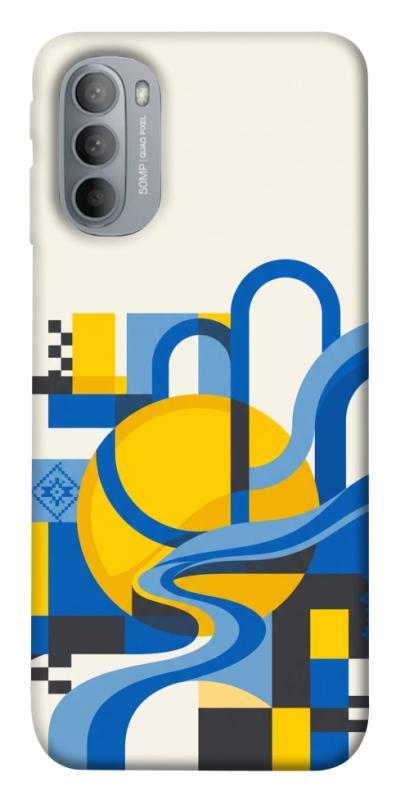 Чохол itsPrint Abstract mood для Motorola Moto G31, love ukraine, купити оптом з доставкою