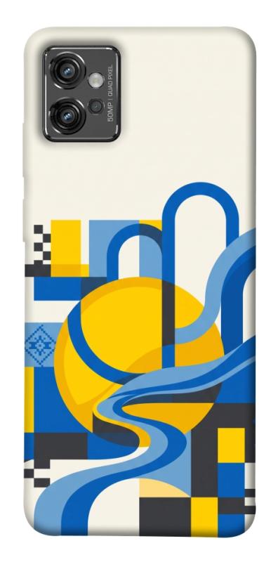 Чохол itsPrint Abstract mood для Motorola Moto G32, love ukraine, купити оптом з доставкою