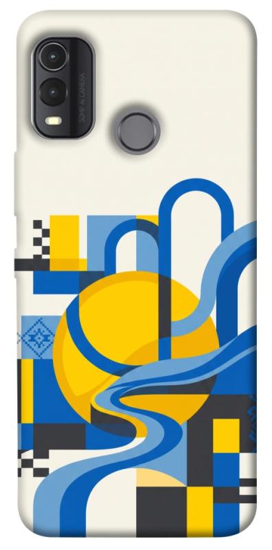 Чохол itsPrint Abstract mood для Nokia G11 Plus, love ukraine, купити оптом з доставкою