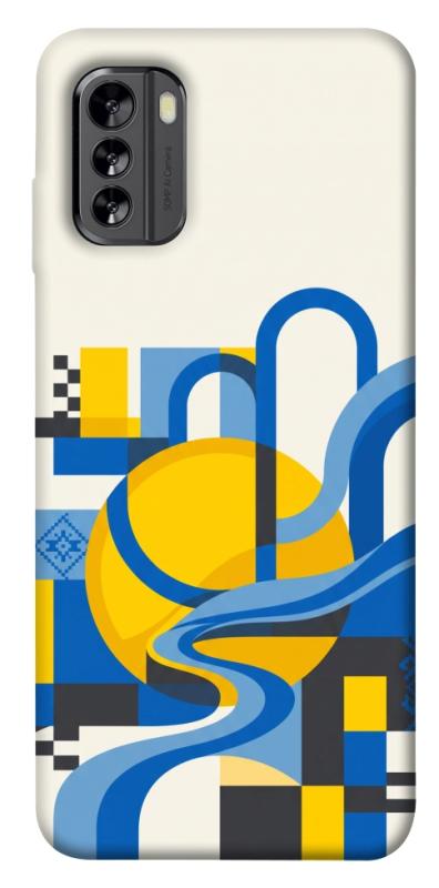 Чохол itsPrint Abstract mood для Nokia G60, love ukraine, купити оптом з доставкою