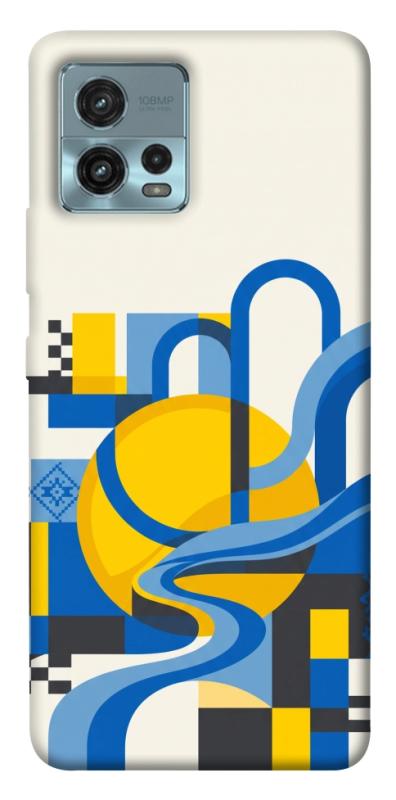 Чохол itsPrint Abstract mood для Motorola Moto G72, love ukraine, купити оптом з доставкою