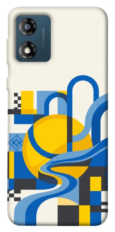 Чохол itsPrint Abstract mood для Motorola Moto E13, love ukraine, купити оптом з доставкою