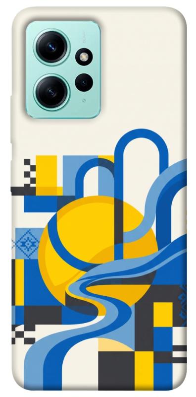 Чохол itsPrint Abstract mood для Xiaomi Redmi Note 12 4G, love ukraine, купити оптом з доставкою