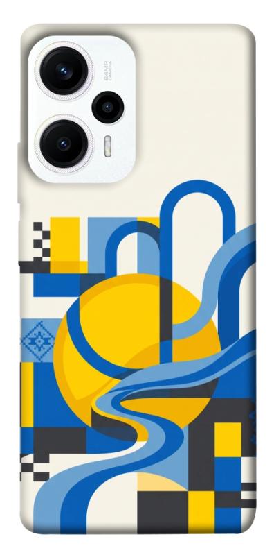 Чохол itsPrint Abstract mood для Xiaomi Poco F5 / Note 12 Turbo, love ukraine, купити оптом з доставкою