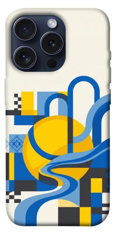 Чохол itsPrint Abstract mood для Apple iPhone 15 Pro (6.1"), love ukraine, купити оптом з доставкою