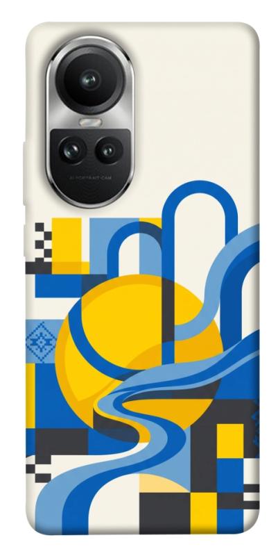 Чохол itsPrint Abstract mood для Oppo Reno 10, love ukraine, купити оптом з доставкою