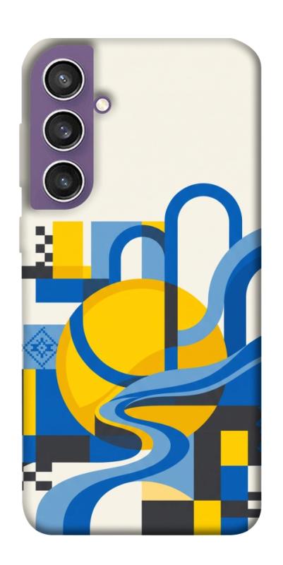 Чохол itsPrint Abstract mood для Samsung Galaxy S23 FE, love ukraine, купити оптом з доставкою