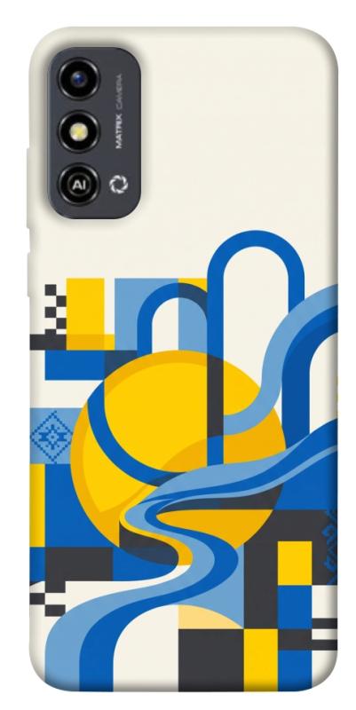 Чохол itsPrint Abstract mood для ZTE Blade A53, love ukraine, купити оптом з доставкою