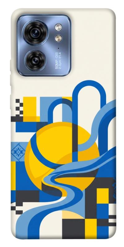 Чохол itsPrint Abstract mood для Motorola Edge 40, love ukraine, купити оптом з доставкою