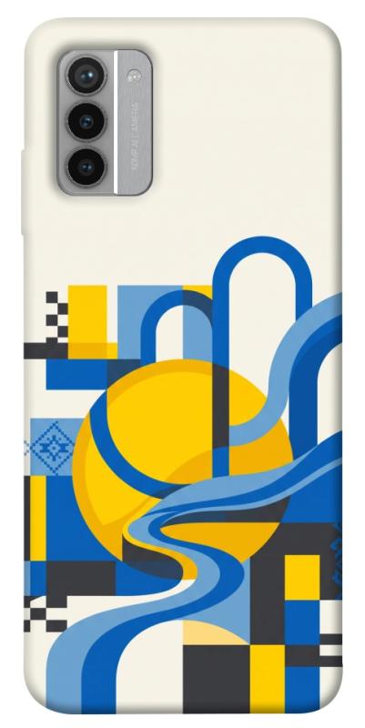 Чохол itsPrint Abstract mood для Nokia G42, love ukraine, купити оптом з доставкою