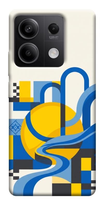 Чохол itsPrint Abstract mood для Xiaomi Redmi Note 13 5G, love ukraine, купити оптом з доставкою