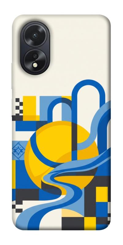 Чохол itsPrint Abstract mood для Oppo A38, love ukraine, купити оптом з доставкою