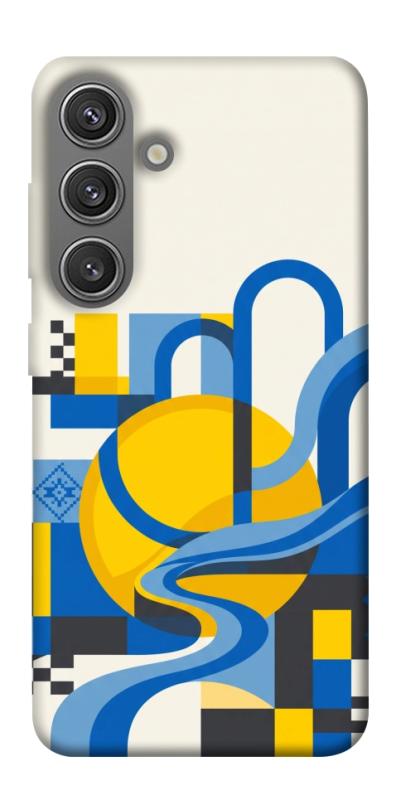 Чохол itsPrint Abstract mood для Samsung Galaxy S24+, love ukraine, купити оптом з доставкою