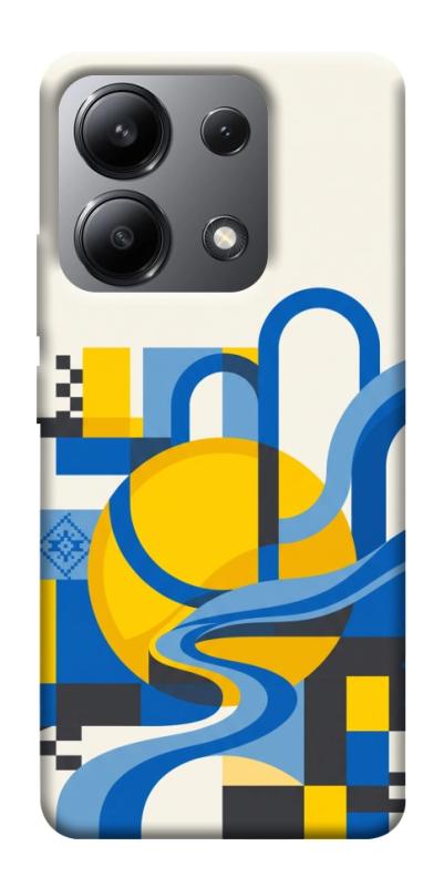 Чохол itsPrint Abstract mood для Xiaomi Redmi Note 13 4G, love ukraine, купити оптом з доставкою