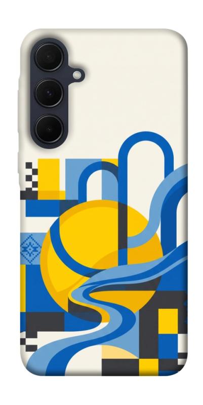 Чохол itsPrint Abstract mood для Samsung Galaxy A35, love ukraine, купити оптом з доставкою